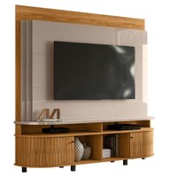 Estante Home Para Tv Até 65 Polegadas Daytona Madetec 2 portas Fendi/Naturale