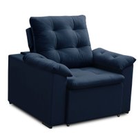 Poltrona Apolo Lua Retrátil e Reclinável Azul