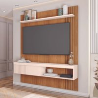 Painel para TV Ate 55 Esmeralda Caemmun 1,50 Freijo/Off White
