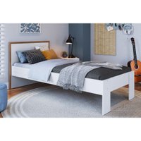 Cama Para Solteiro Los Angeles Art In Moveis Branco