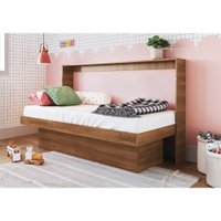 Mini Cama Articulável Horizontal Solteiro C/ Mesa de Trabalho Young