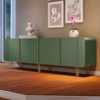 Balcão Buffet HB Saluti Com 4 Portas Verde Pistache