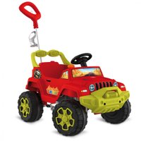 Carro Vermelho Bandeirante Smart Banjipe Passeio E Pedal