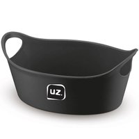 12 Cestos para Batata Frita Servir Porções Preto 28x12cm Restaurante Bar Lancheria Plus M Uz