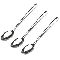 03 Colheres Grandes para Arroz Aço Inox Colher para Servir Utensílio de Cozinha Brinox