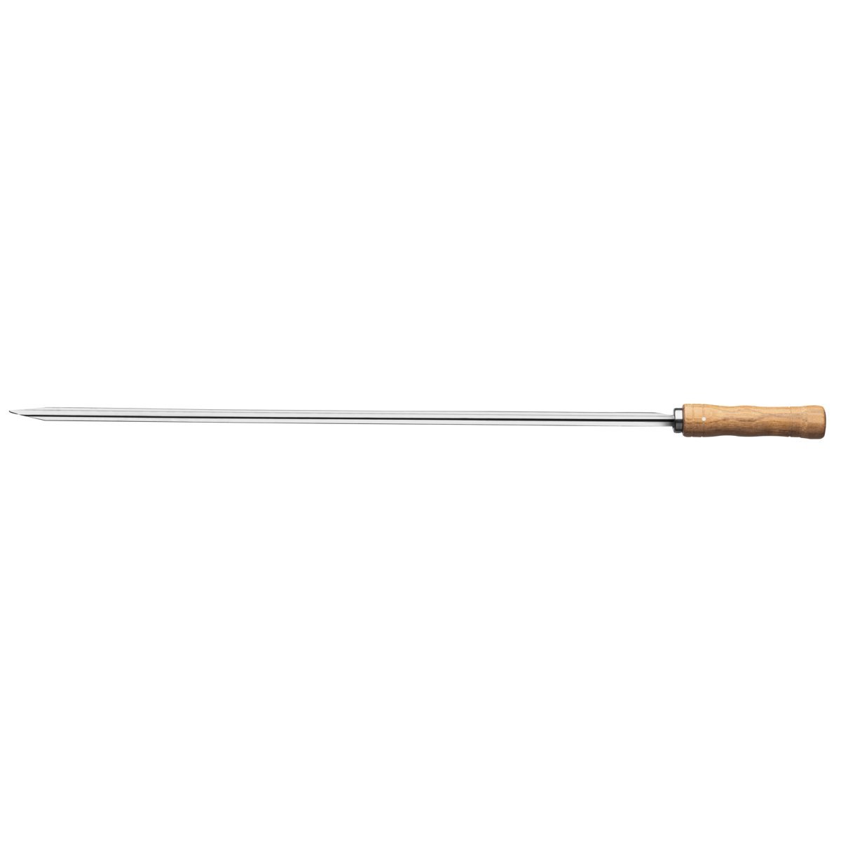 Espeto para Churrasco Tramontina com Lâmina em Aço Inox e Cabo de Madeira 55 cm