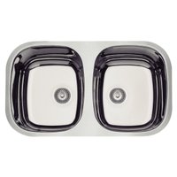 Cuba Dupla Tramontina em Aço Inox Auto Brilho 72x40cm OUTLET