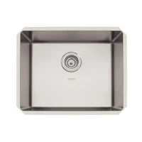 Cuba de Embutir Tramontina Quadrum em Aço Inox com Acabamento Scotch Brite 50x40cm OUTLET