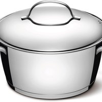 Panela Caçarola Funda Tramontina Allegra em Aço Inox 24 cm