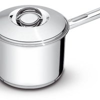 Caldeirão Tramontina em Aço Inox Fundo Triplo com Tampa e Cabo 14 cm  1,5 L