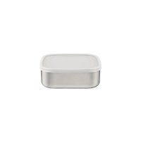 Pote Tramontina Freezinox em Aço Inox Quadrado com Tampa Plástica 16 cm 1,2 L