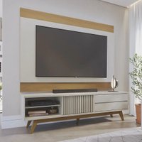 Rack com Painel para TV Até 75 Polegadas Veneza 1 Porta 2 Gavetas Colibri