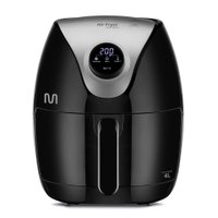 Fritadeira Elétrica sem óleo Air Fryer 4L com Painel Digital 127V 1500W Preta Multi - GO205