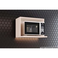 Nicho para Cozinha Suporte p/Microondas Connect 60x44cm Off White - Henn