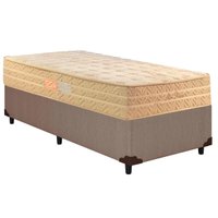 Cama Box Solteiro: Colchão Molas Ensacadas Paropas MasterPocket Star Dream + Base CRC Courano Clean(88x188)
