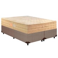 Cama Box Queen: Colchão Molas Ensacadas Paropas MasterPocket Star Dream + Base CRC Courano Clean(158x198)