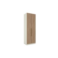 Guarda Roupa Modulado  MC08 Seletto c/ 2 Portas cor Areia/Jequitibá - Henn