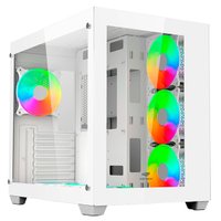 Gabinete Gamer C3Tech Aquarius MT-G910, Frontal e Lateral em Vidro, USB 3.0, Branco - MT-G910WH