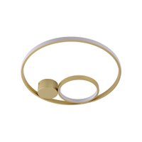 Plafon Skylight Ilusion 4033 Led Bivolt Dourado/Branco