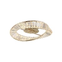 Plafon Nordecor Lezie 2739 Led Bivolt Ouro Brilho