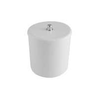 Lixeira Astra Ct4 6L Redonda Branco