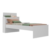 Cama de Solteiro para Colchão 188 x 78cm com Baú Embutido Multimóveis MP4229