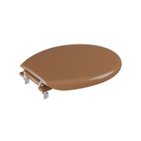 Assento Sanitário Plástico Astra TPK/AS Almofadado Caramelo