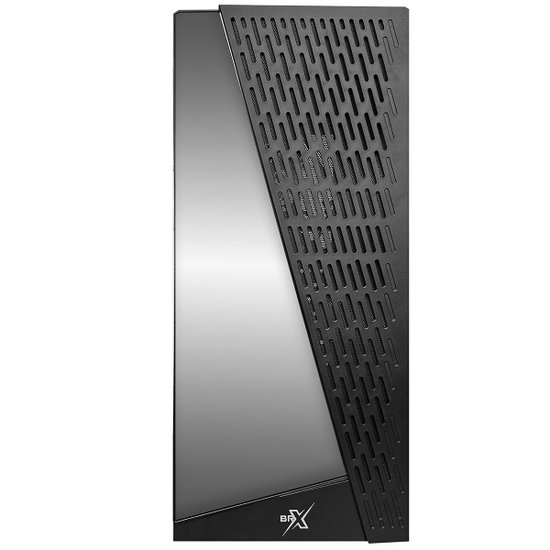 Gabinete Gamer BRX Black Neon, ATX, Lateral em Vidro Temperado, LED RGB, 3 Fans, Preto - CA-032BK