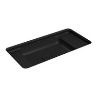 Cuba de Embutir Deca Slim 65x35 L.33060.MDE.94 Retangular com Mesa Ébano Fosco
