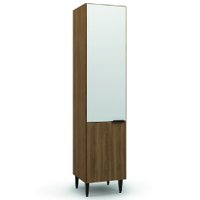 Armário de Cozinha Paneleiro 2 Portas Nogal/Branco Paris Batrol