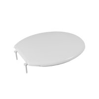 Assento Sanitário Plástico Astra TAJ/AS Slim Almofadado Branco