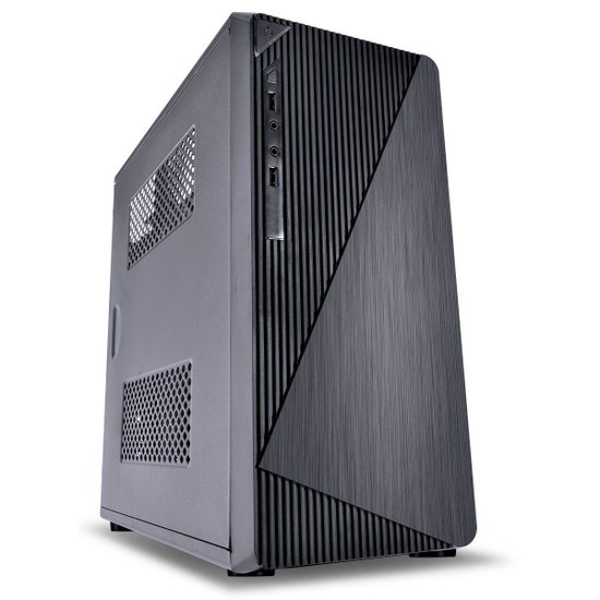 Computador Desktop, Intel Core I3 13º Geração, 8GB RAM, HD SSD 240GB, Conexões USB/VGA/HDMI/LAN/SOM