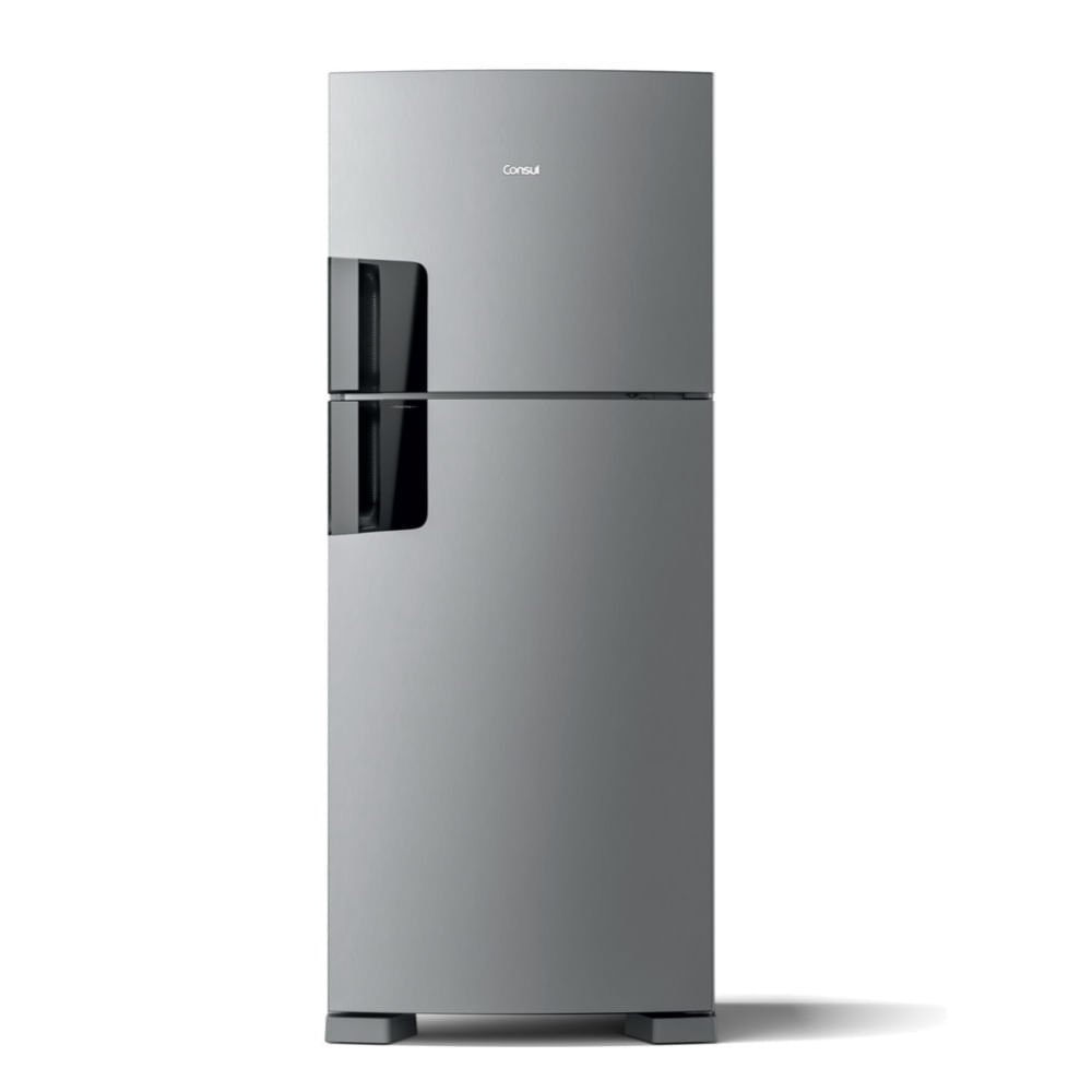 Geladeira Consul Frost Free Duplex com Espaço Flex e Controle Interno de Temperatura 410 litros cor Inox - CRM50FK 110V