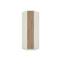 Modulado de Quarto Closet de Canto Oblíquo Seletto MC07 c/ 1 Porta Areia/Jequitibá - Henn
