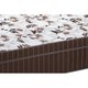 Cama Box Solteiro: Colchão Espuma D45 Polar Pérola Brown + Base CRC Courano Brown(88x188)