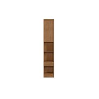 Modulado de Quarto Armário Mesa de Cabeceira Rizon 1 Porta c/1 Gaveta Freijo Cumaru - Novo Horizonte