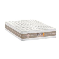 Colchão Viúva Molas Ensacadas  Pocket Silver Star Air Double Face Euro Pillow (128x188x34) - Castor