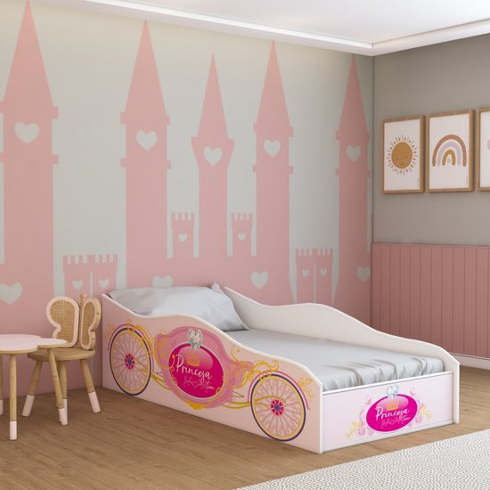 Cama Infantil Carriage Fantasy Rosa - Panorama Móveis