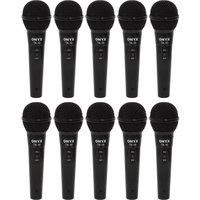 Kit 50 Microfones Dinâmicos com Fio TK 10 Onyx