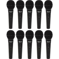 Kit 10 Microfones Dinâmicos com Fio TK 10 Onyx