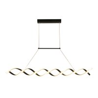 Lustre Pendente Nitrolux LP-204P Preto Led Bivolt