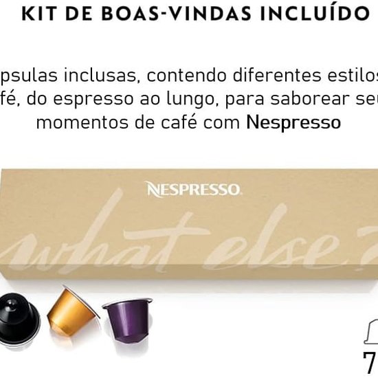 Máquina de Café Citiz 220V 1 Litro Nespresso Vermelho