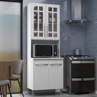 Torre Quente Modulada Com Vidro Para Forno Fidelitá Viena 70cm 4 Portas Branco