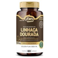 Óleo de Semente de Linhaça Dourada 60 cápsulas de 1000mg