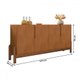 Buffet Lizz 4 Portas 2 Prateleiras Cedro - Casa D