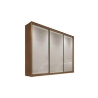 Guarda Roupas 3 Portas de Correr   e 6 Gavetas Diamond Plus Freijó/FendiOff - Novo Horizonte