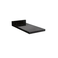Tampo Para Balcão Kappesberg Preto Brilho 25cm x 52cm