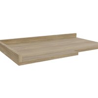 Tampo Para Balcão de Canto Kappesberg Nogueira 98cm x 52cm