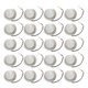 Kit Lâmpada Led Redonda para Coifa Plug Branco - 20 peças