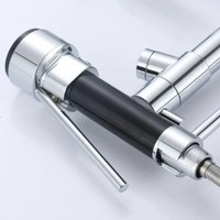 Torneira Misturador Monocomando Gourmet Flexível Com Gatilho em ABS